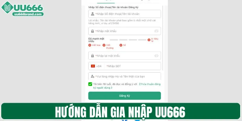 Hướng dẫn gia nhập UU666