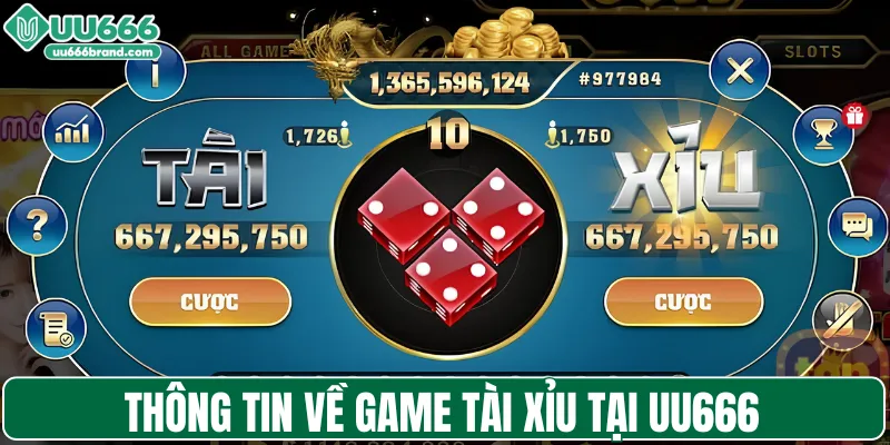 Thông tin về game tài xỉu tại UU666