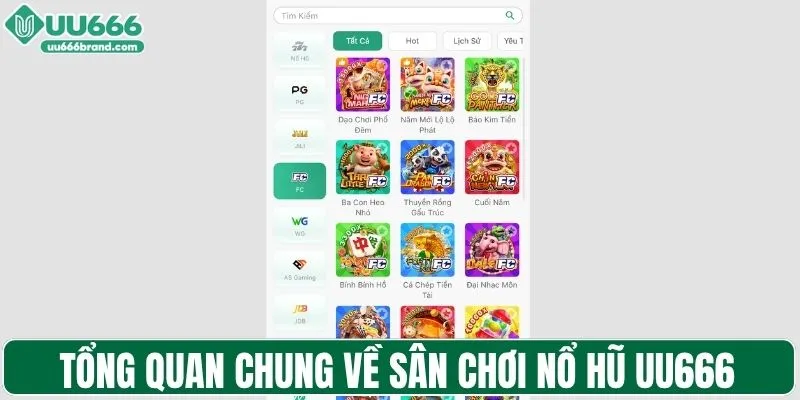 Tổng quan chung về sân chơi nổ hũ UU666